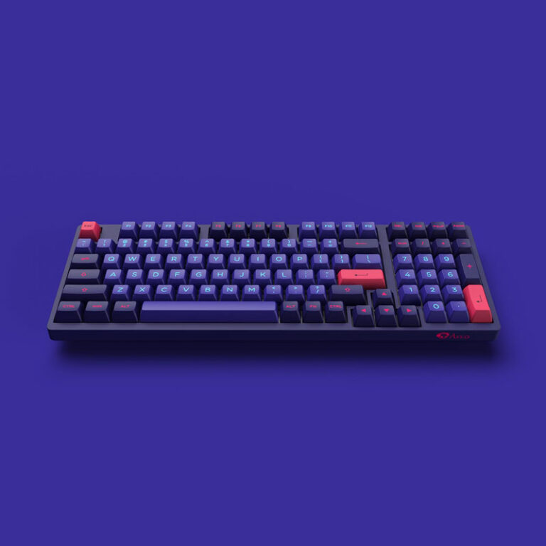 B N Ph M C Akko Neon Pbt Double Shot Rainbow Led Asa Profile