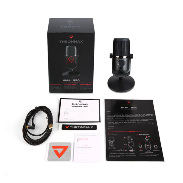 Microphone Thronmax Mdrill Zero Jet Black 48Khz-5