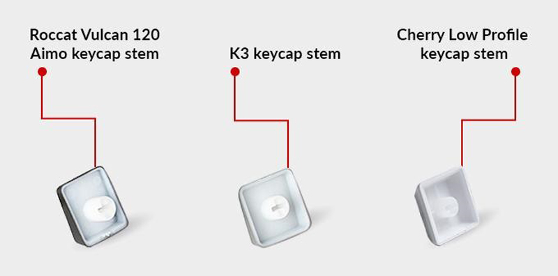 Keycap dạng công thái học | Keychron K3