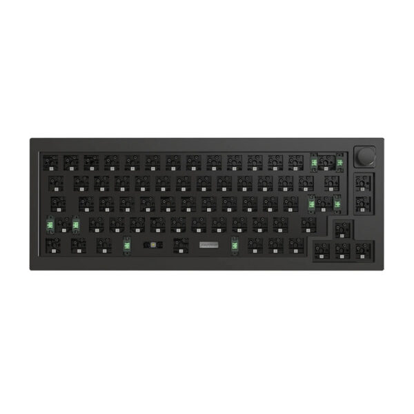 Keychron-Q2-custom-mechanical-keyboard-barebone-knob-version-black