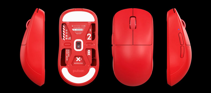 Pulsar_Gaming_Gears_X2_Wireless_gaming_mouse_dimension_Red