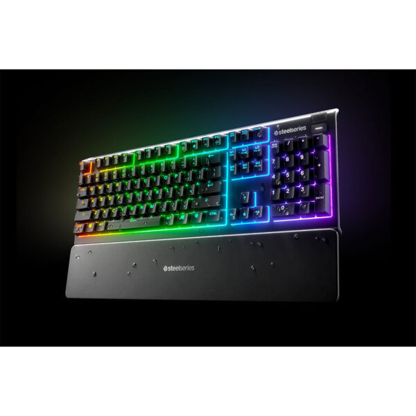 Bàn phím cơ Steelseries Apex 3 RGB Keyboard US + Magnetic Wrist Rest