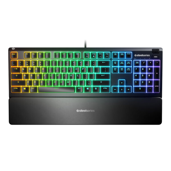 Bàn phím cơ Steelseries Apex 3 RGB Keyboard US + Magnetic Wrist Rest