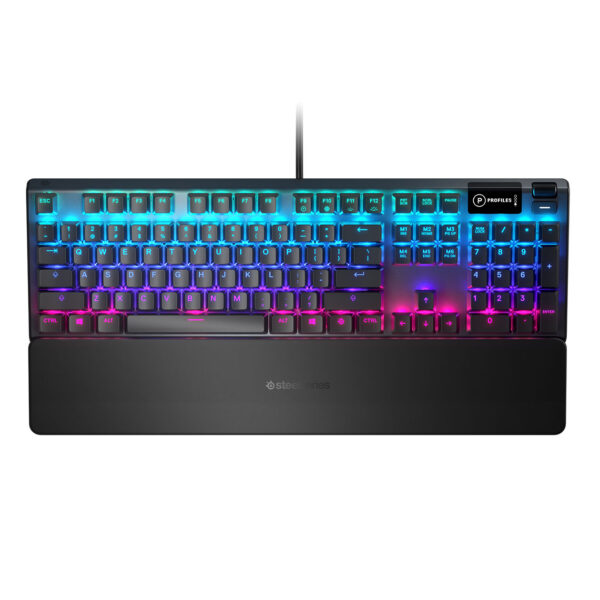 Bàn phím cơ Steelseries Apex 5 RGB Keyboard US + Magnetic Wrist Rest