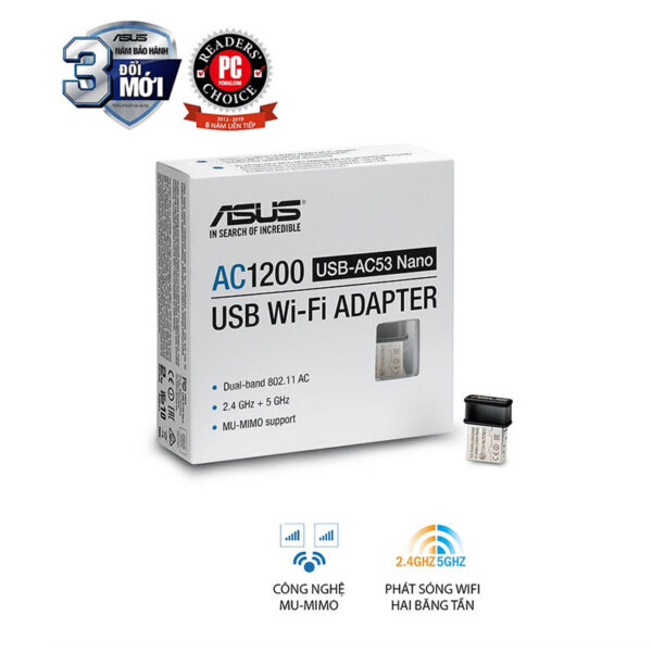 Thiết bị thu sóng USB-AC53 Nano