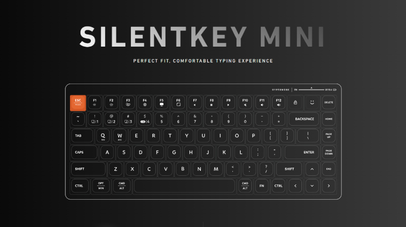 ban-phim-khong-day-hyperwork-silentkey-mini-ts01m