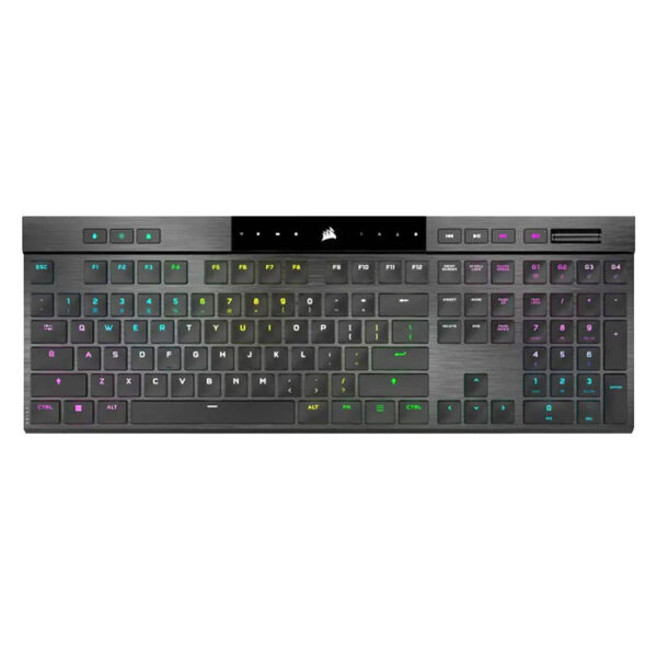 Bàn phím Gaming Wireless Corsair K100 AIR Ultra-Thin RGB