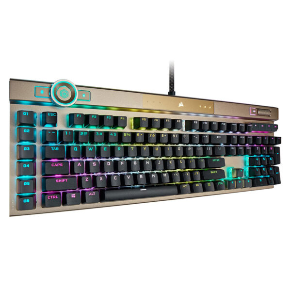 Bàn phím Gaming Corsair K100 Midnight Gold RGB