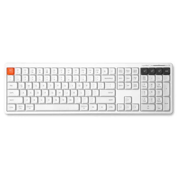 ban-phim-khong-day-hyperwork-silentkey-white